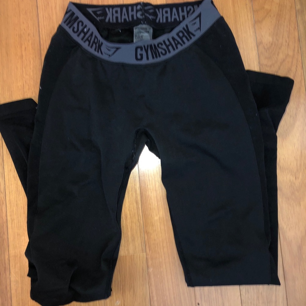 GYMSHARK FLEX ALL BLACK LOW RISE